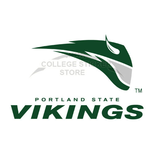 Homemade Portland State Vikings Iron-on Transfers (Wall Stickers)NO.5914